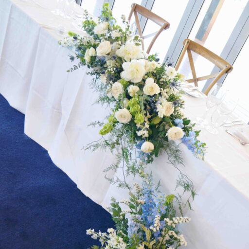 Perth wedding florist head table flowers