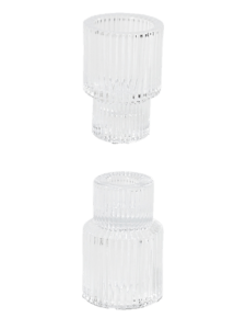 Crystal candle votives