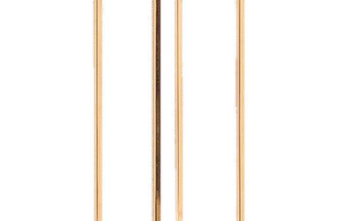 Perth Wedding Hire Gold Metal Plinth